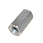Гайка шестигранна з'єднувальна цинк (М6, М8, М10, М12)