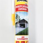 Силікон Soudal універсальний білий 280 мл
