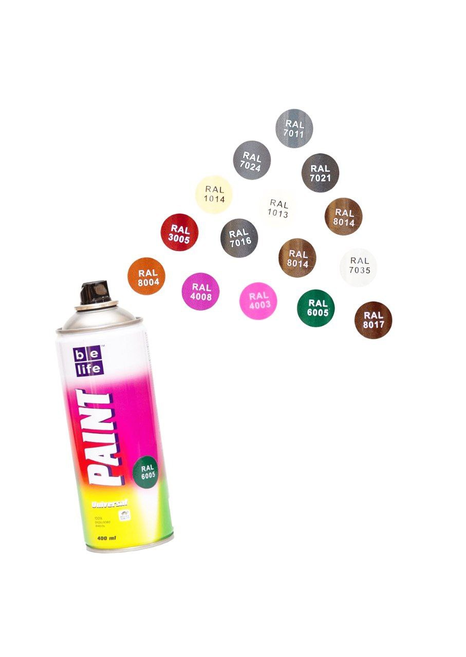 photo_2026-03-06_15-07-59 Аерозольна фарба BeLife Universal 400 мл - Зображення 1