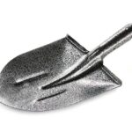 Лопата Американка рейкова сталь 240х290х425мм