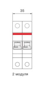 Автоматичний вимикач АВВ SH202-B 16А, 25А, 32А - Зображення 3