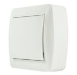 Вимикач накладний одноклавішний LEZARD Demet білий - Зображення 2