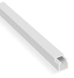 Кабельний короб (кабель-канал) розміром 12х12 мм у білому кольорі - Зображення 2